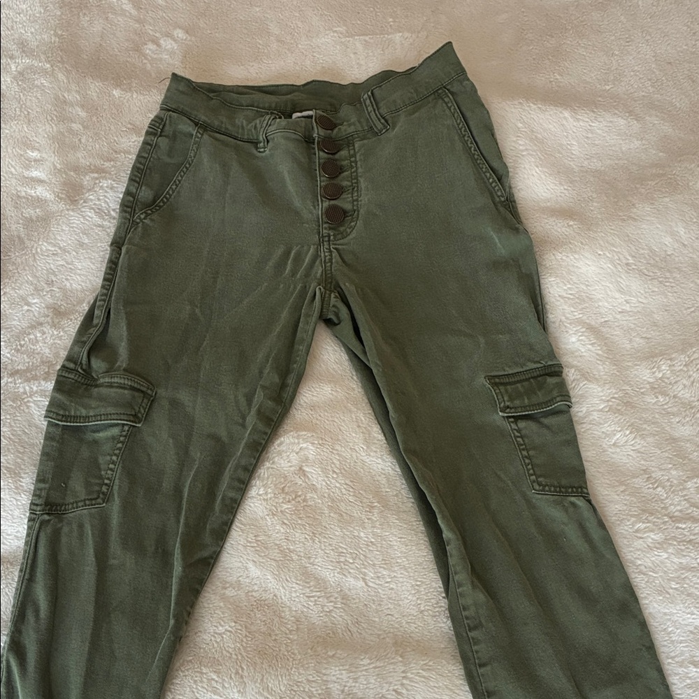 CAbi WOMENS Green Cargo Pants